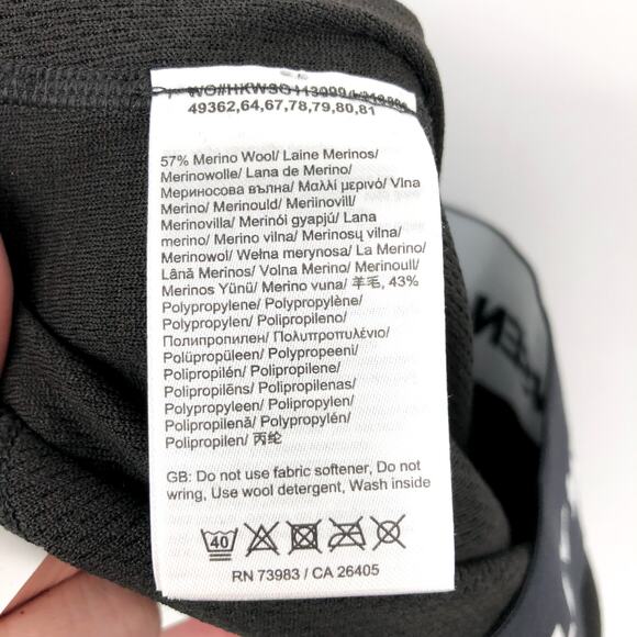 HELLY HANSEN Women's Lifa Merino Pants Medium Black Base Layer Midweight NWT - Picture 9 of 12